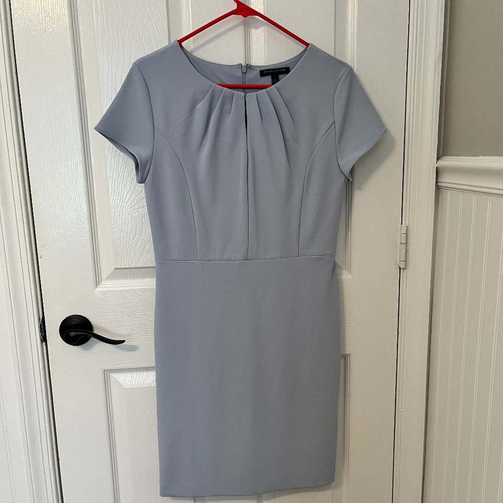 Banana Republic Baby Blue Work Dress Size 6